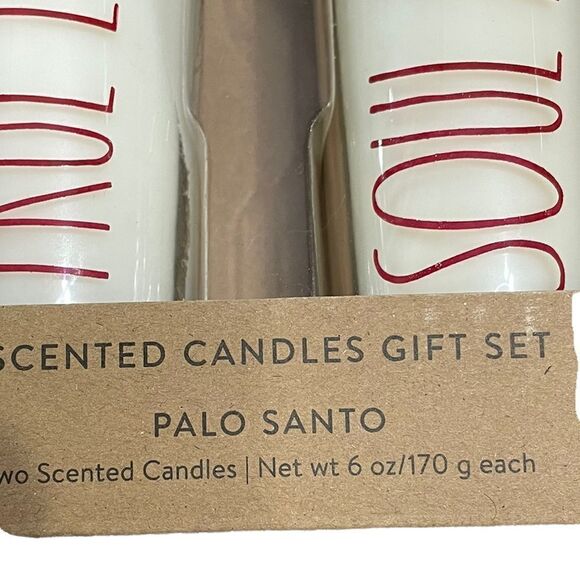 Rae Dunn Sented Candle "Soul Mate" "True Love" Set - NEW - Picture 2 of 3